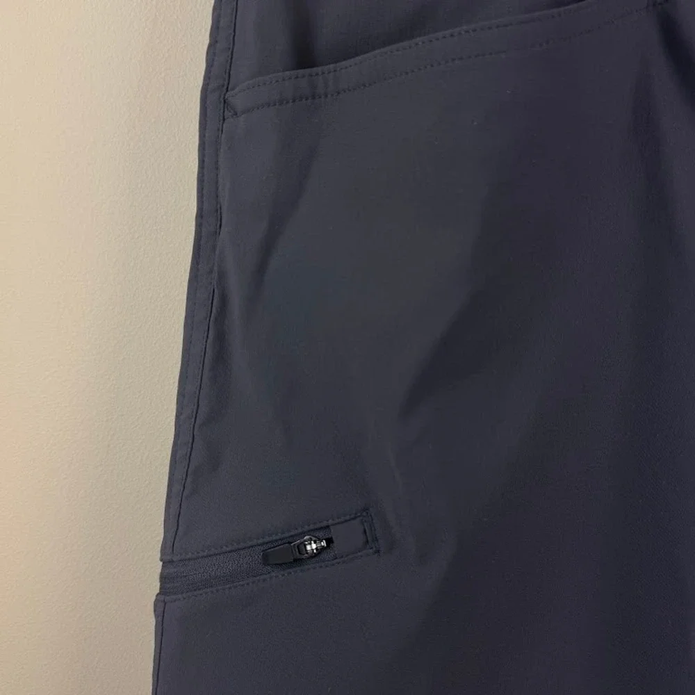 Orvis Mens Tech Performance Pants Charcoal Gray Size 38x30 Stretch Hiking Travel